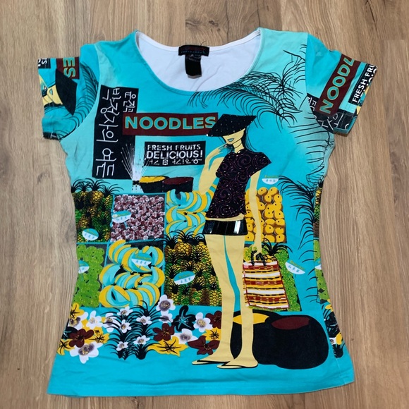 Custo Barcelona Tops - Beautiful Custo Barcelona top.beautiful beaded detail.